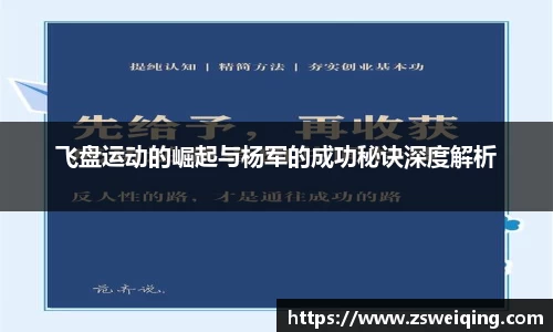 飞盘运动的崛起与杨军的成功秘诀深度解析